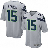 Nike Men & Women & Youth Seahawks #15 Jermaine Kearse Gray Team Color Game Jersey,baseball caps,new era cap wholesale,wholesale hats